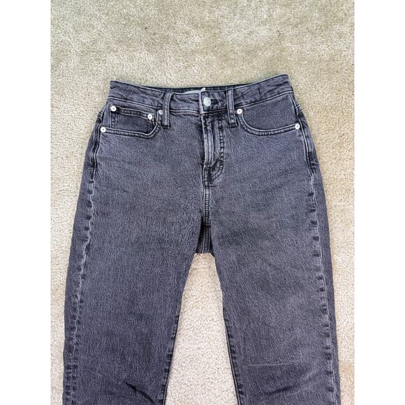 Madewell Womens Dark Gray The Curvy Perfect Vintage Jean Size 24P B641 - Picture 2 of 14